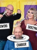 Baner promujący wydarzenie. Nazwa wydarzenia i zdjęcie artystów.