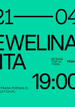 Baner promujący wydarzenie. Nazwa wydarzenia, data i zdjęcie Artystki.