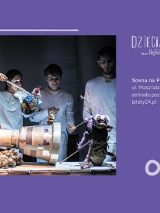 Baner promujący wydarzenie. Nazwa wydarzenia i zdjęcie artystów.