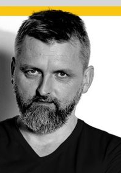 Baner promujący wydarzenie. Nazwa wydarzenia i zdjęcie artysty.