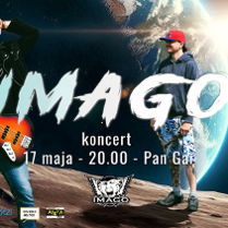 Baner promujący wydarzenie. Nazwa wydarzenia i zdjęcie artystów.