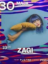 Baner promujący wydarzenie. Nazwa wydarzenia, data i zdjęcie Artystki.