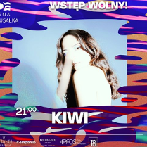 Baner promujący wydarzenie. Nazwa wydarzenia, data i zdjęcie Artystki.