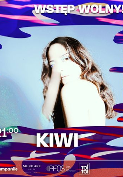 Baner promujący wydarzenie. Nazwa wydarzenia, data i zdjęcie Artystki.