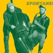 Baner promujący wydarzenie. Nazwa wydarzenia i zdjęcie artystów.