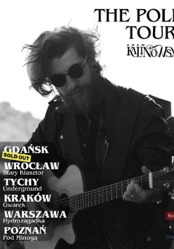 Baner promujący wydarzenie. Nazwa wydarzenia i zdjęcie artysty.