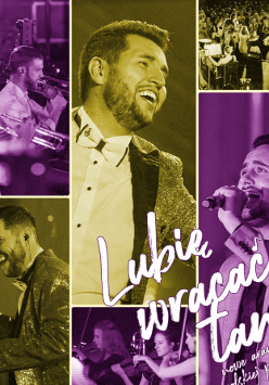 Baner promujący wydarzenie. Nazwa wydarzenia i zdjęcie artystów.