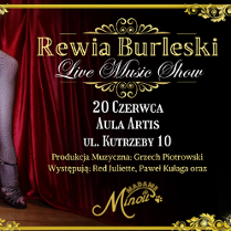 Baner promujący wydarzenie. Nazwa wydarzenia i data.