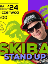 Baner promujący wydarzenie. Nazwa wydarzenia i zdjęcie artysty.