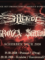 Baner promujący wydarzenie. Nazwa wydarzenia i zdjęcie artystów.