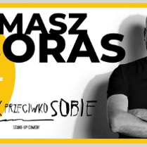 Baner promujący wydarzenie. Nazwa wydarzenia i zdjęcie artysty.