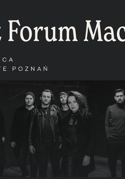 Baner promujący wydarzenie. Nazwa wydarzenia i zdjęcie artystów.