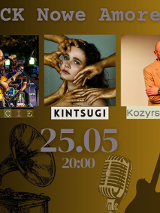 Baner promujący wydarzenie. Nazwa wydarzenia i zdjęcie artystów.