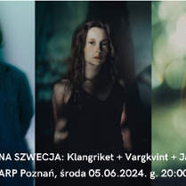 Baner promujący wydarzenie. Nazwa wydarzenia i zdjęcie artystów.