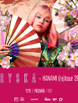 Baner promujący wydarzenie. Nazwa wydarzenia, data i zdjęcie Artystki.