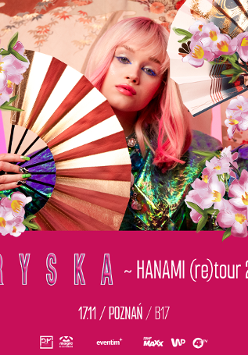 Baner promujący wydarzenie. Nazwa wydarzenia, data i zdjęcie Artystki.