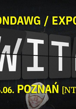 Baner promujący wydarzenie. Nazwa wydarzenia i zdjęcie artystów.