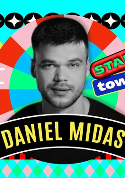 Baner promujący wydarzenie. Nazwa wydarzenia i zdjęcie artysty.