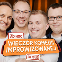 Baner promujący wydarzenie. Nazwa wydarzenia, data i zdjęcie Artystów.