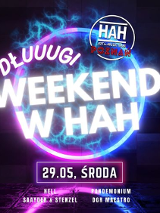 Baner promujący wydarzenie. Nazwa wydarzenia i data.