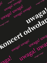 Baner promujący wydarzenie. Nazwa wydarzenia i zdjęcie artystów.