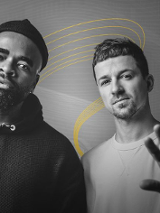 Baner promujący wydarzenie. Nazwa wydarzenia, data i zdjęcie Artystów.