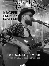 Baner promujący wydarzenie. Nazwa wydarzenia, data i zdjęcie Artysty.