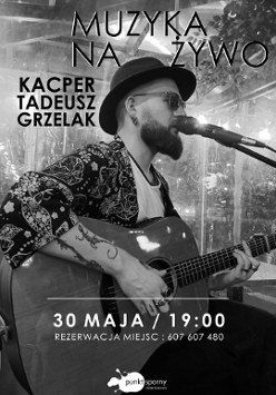 Baner promujący wydarzenie. Nazwa wydarzenia, data i zdjęcie Artysty.