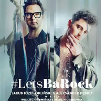 Baner promujący wydarzenie. Nazwa wydarzenia i zdjęcie artystów.