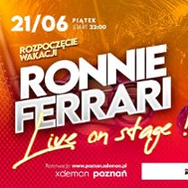 Baner promujący wydarzenie. Nazwa wydarzenia, data i zdjęcie Artysty.