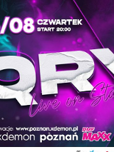 Baner promujący wydarzenie. Nazwa wydarzenia, data i zdjęcie Artysty.