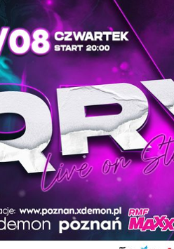 Baner promujący wydarzenie. Nazwa wydarzenia, data i zdjęcie Artysty.