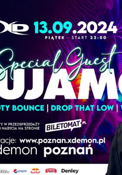 Baner promujący wydarzenie. Nazwa wydarzenia, data i zdjęcie Artysty.