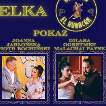 Baner promujący wydarzenie. Nazwa wydarzenia i zdjęcie artystów.