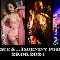 Baner promujący wydarzenie. Nazwa wydarzenia, data i zdjęcie Artystów.