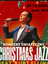 Baner promujący wydarzenie. Nazwa wydarzenia i zdjęcie artysty.