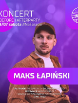 Baner promujący wydarzenie. Nazwa wydarzenia, data i zdjęcie Artysty.