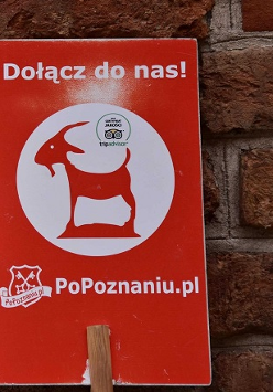 Baner promujący wydarzenie. Znak z nazwą wydarzenia.