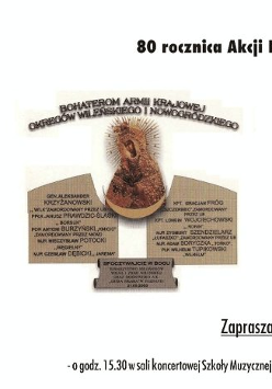 Baner promujący wydarzenie. Nazwa wydarzenia i data.