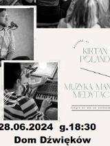 Baner promujący wydarzenie. Nazwa wydarzenia i zdjęcie artystów.