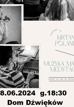 Baner promujący wydarzenie. Nazwa wydarzenia i zdjęcie artystów.