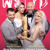 Baner promujący wydarzenie. Nazwa wydarzenia i zdjęcie artystów.