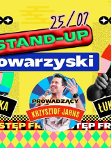 Baner promujący wydarzenie. Nazwa wydarzenia, data i zdjęcie Artystów.