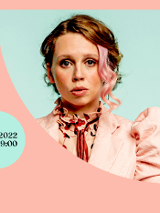 Baner promujący wydarzenie. Nazwa wydarzenia, data i zdjęcie Artystki.