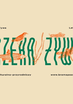 Baner promujący wydarzenie. Nazwa wydarzenia. Projekt graficzny: Marcin Dzbanuszek.