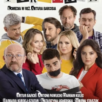 Baner promujący wydarzenie. Nazwa wydarzenia i zdjęcie artystów.