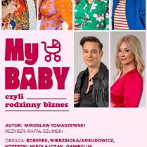 Baner promujący wydarzenie. Nazwa wydarzenia, data i zdjęcie Artystów.