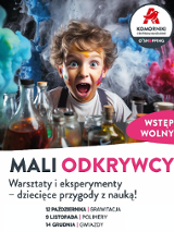 Baner promujący wydarzenie. Nazwa wydarzenia i data.