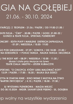 Baner promujący wydarzenie. Nazwa wydarzenia i data.