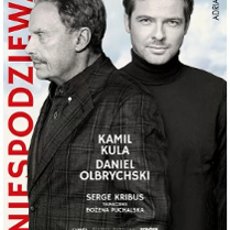 Baner promujący wydarzenie. Nazwa wydarzenia i zdjęcie artystów.